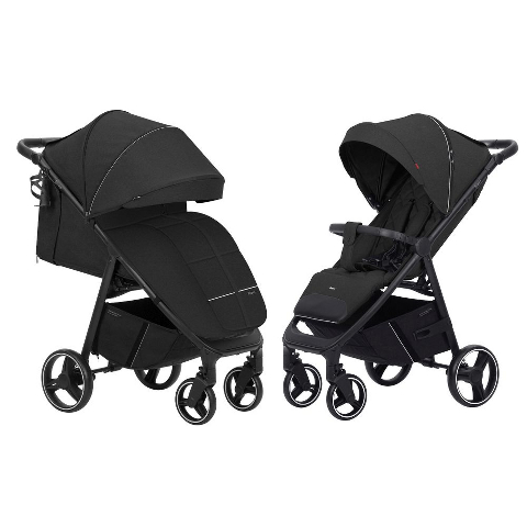Прогулянкова коляска CARRELLO Bravo/F CRL-8512 Pure Black /1/