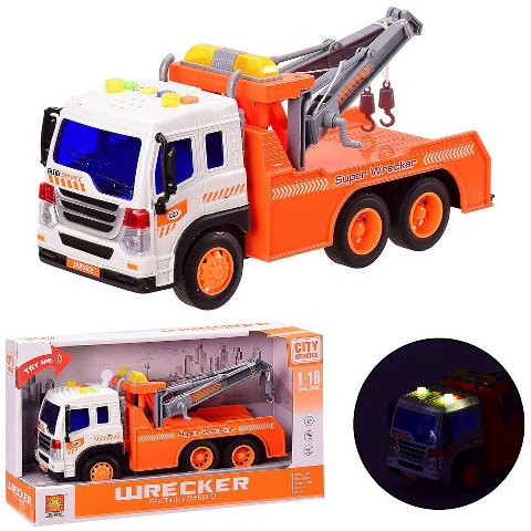 Эвакуатор WENYU батар WY340F, свет, звук, в откр. кор. 26*10*11см
