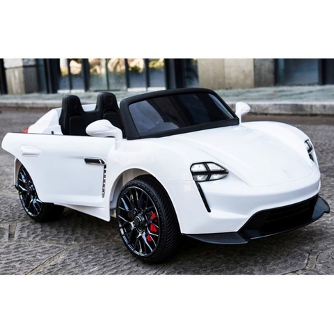 Эл-мобиль Т-7614 WHITE легковая на Bluetooth 2.4G Р/У 2*6V4.5AH мотор 2*30W 115*65*50 /1/