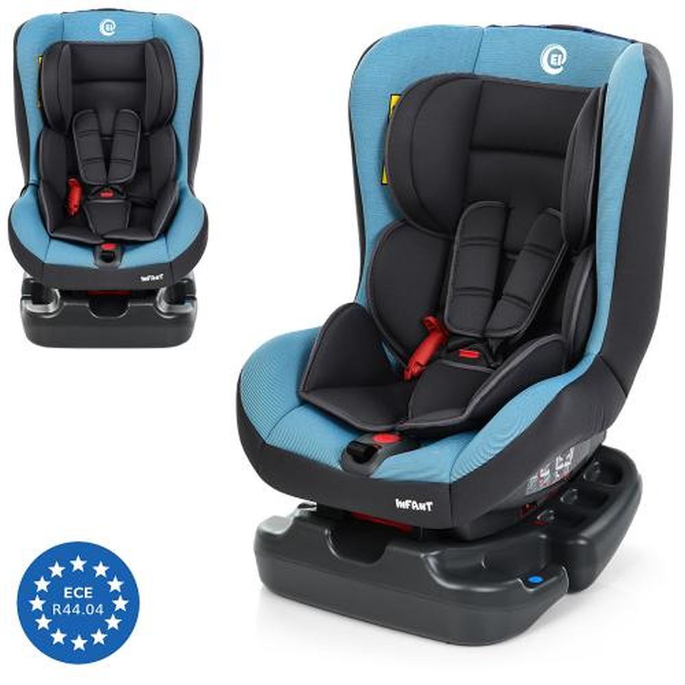 Автокресло ME 1010 INFANT Blue Shadow (1шт) детское,группа 0+/1 (до 18кг), сер-голуб