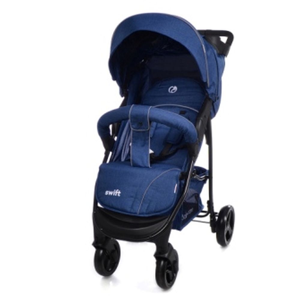 Коляска прогулочная BABYCARE Swift BC-11201 Blue в льне /1/ MOQ