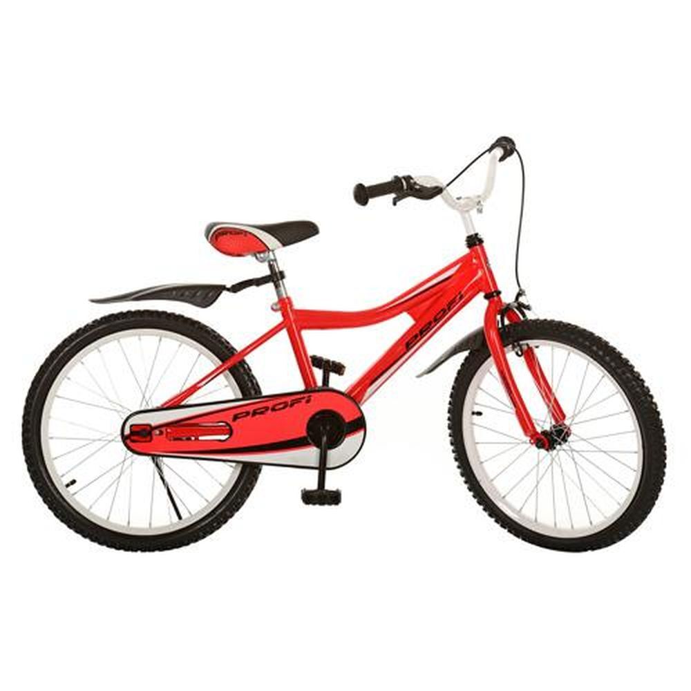 Велосипед PROFI детский 20д. 20BA494-1 (1шт) красн,каретка америк,полная защита цепи,пласт,