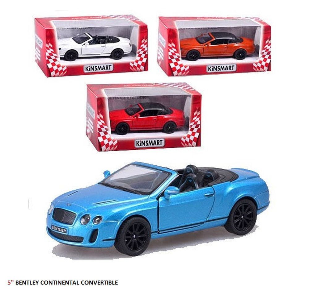 Модель легковая 5' KT5353W (2010) BENTLEY CONTINENTAL CONVERTIBLE метал.инерц.откр.дв.1:36 кор./96/