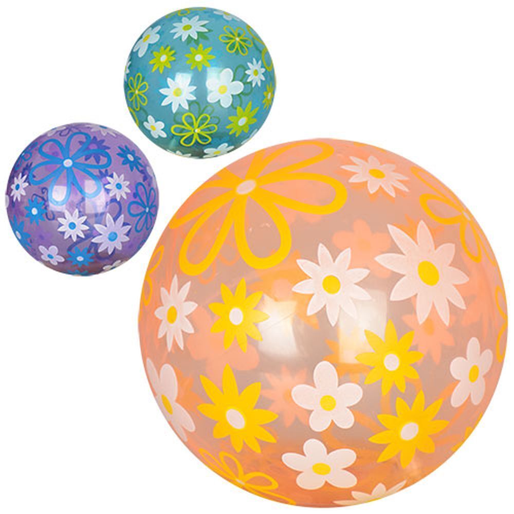 Мяч детский MS 0478 (120шт) 9 дюймов, рисунок, ПВХ, 75г, 3 цвета, в кульке,