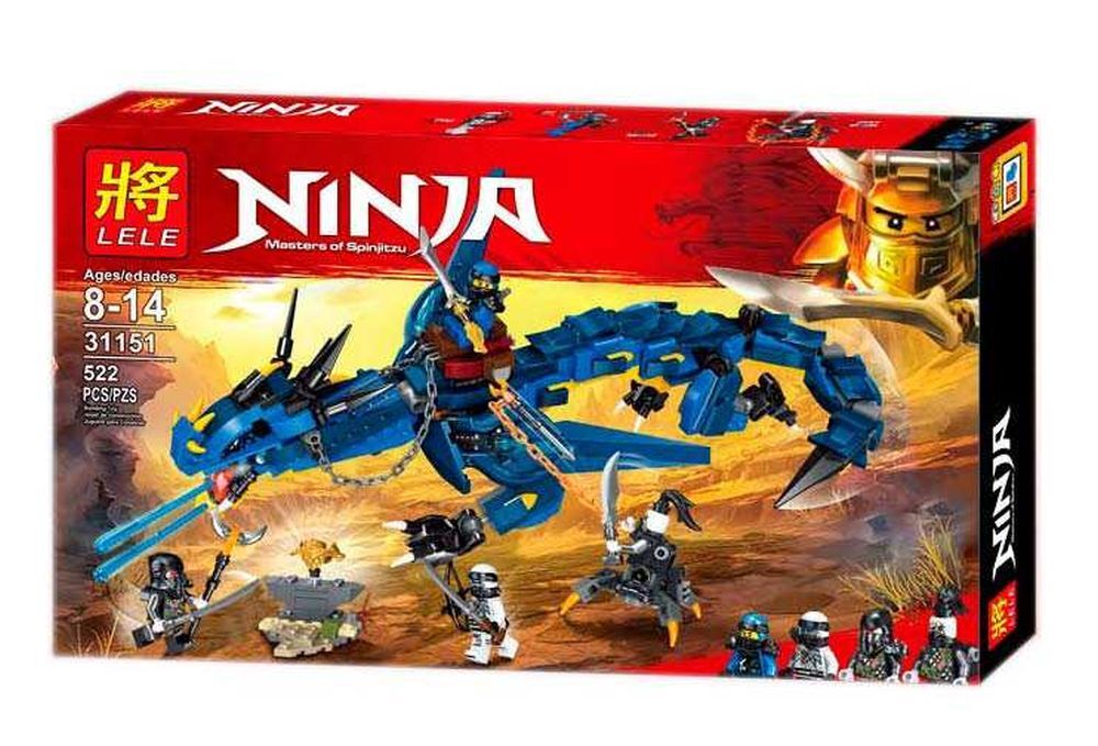 Конструктор Lele Ninja  31151 (18) Вестник бури, 522 детали, в коробке