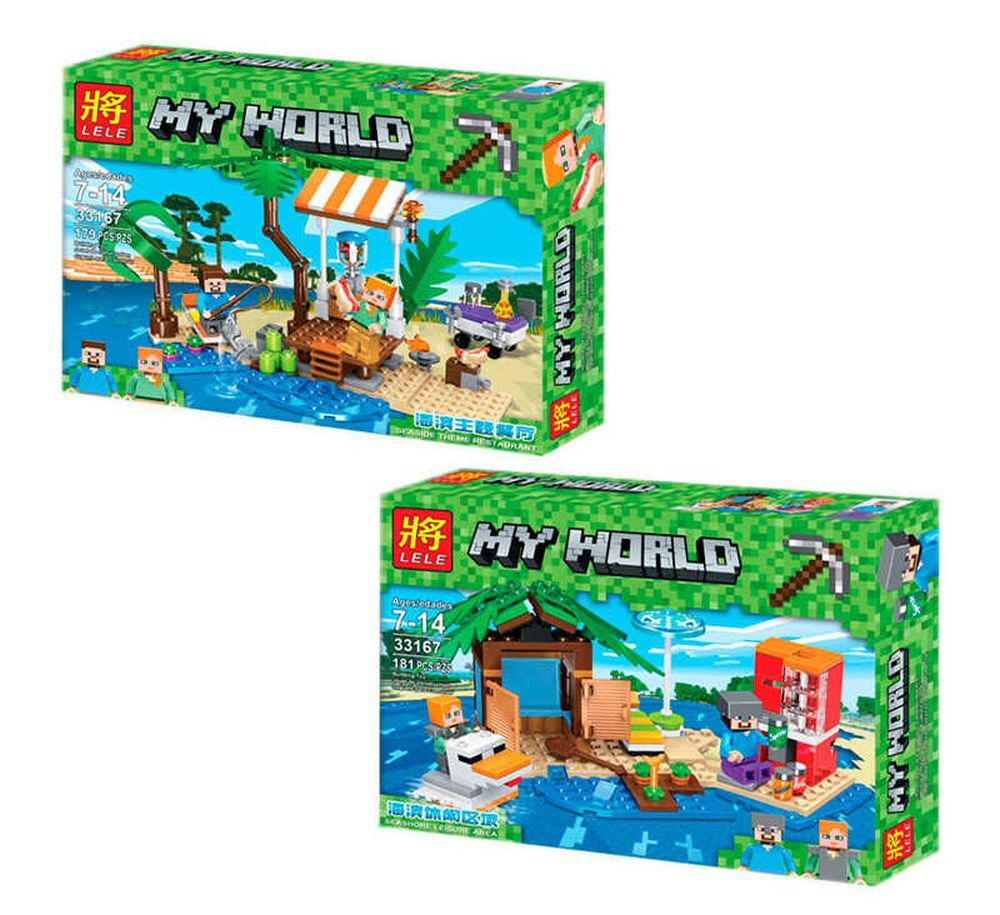 Конструктор Lele My World 33167 (72) Отдых на пляже, в коробке