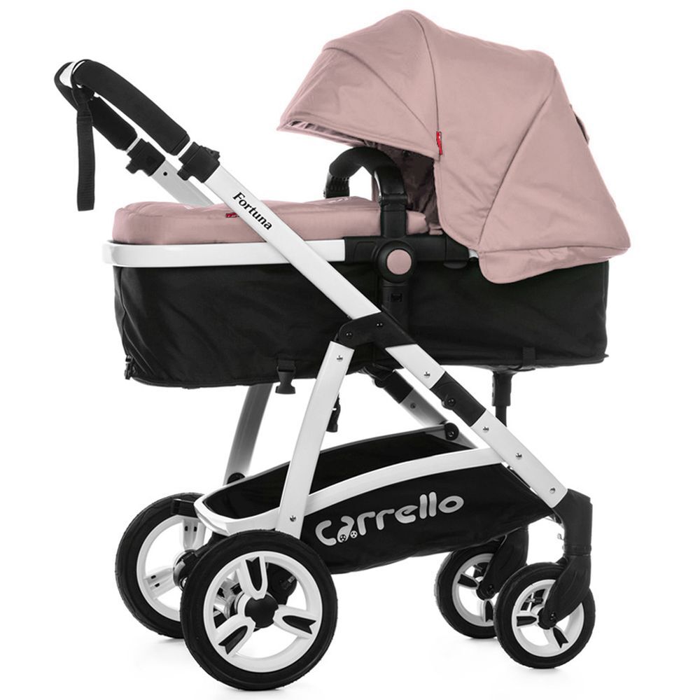 Коляска прогулочная CARRELLO Fortuna CRL-9001 Coral Pink 2в1 c матрасом /1/ MOQ