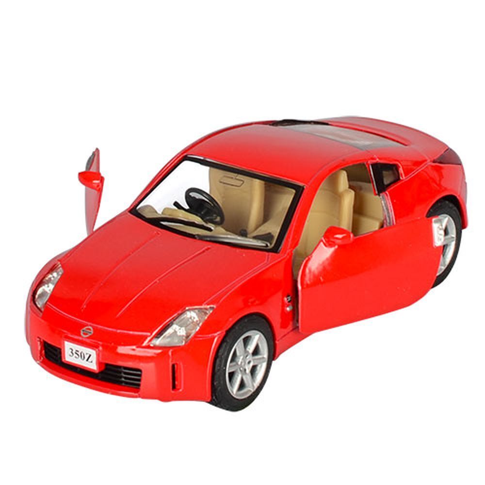 Модель легковая 5" KT5061W NISSAN 350Z метал.инерц.откр.дв.1:34 кор.ш.к./96/