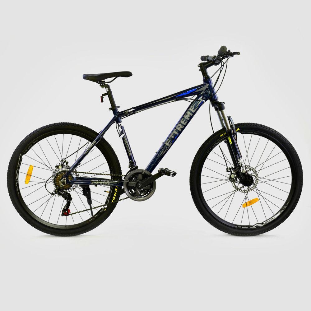 Велосипед 26" CORSO 0005  7867 BLUE EXTREME, AL DD 21 ск.