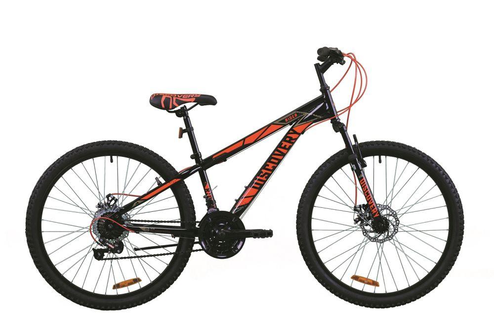 Велосипед ST 26" Discovery RIDER (OPS-DIS-26-322), AM DD рама-13" черно-красный 2020