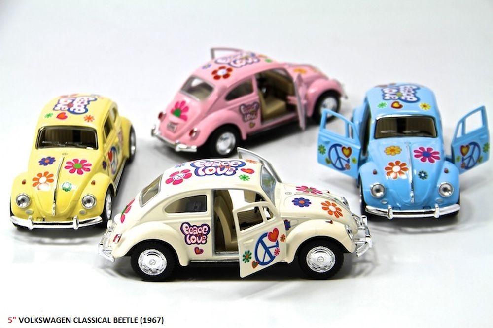 Модель легковая 5" KT5375FW VOLKSWAGEN CLASSICAL BEETLE (1967) метал.инерц.откр.дв. 1:32 кор./96/