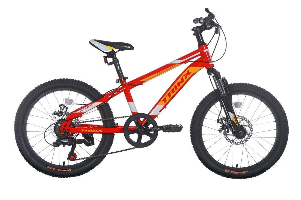 Велосипед 20" TRINX Junior 1.0, DD рама-11" ST,  Red-White-Orange