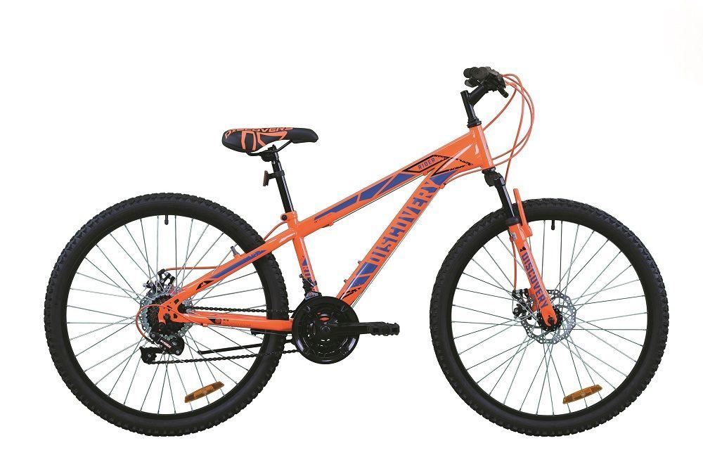 Велосипед ST 26" Discovery RIDER (OPS-DIS-26-327), AM DD рама-13" оранжево-синий 2020