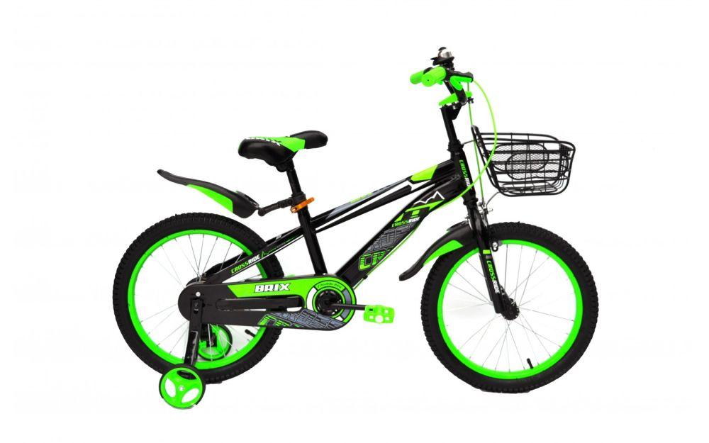 Велосипед 20" CROSSRIDE BMX ST "BRIX", без доп. колес