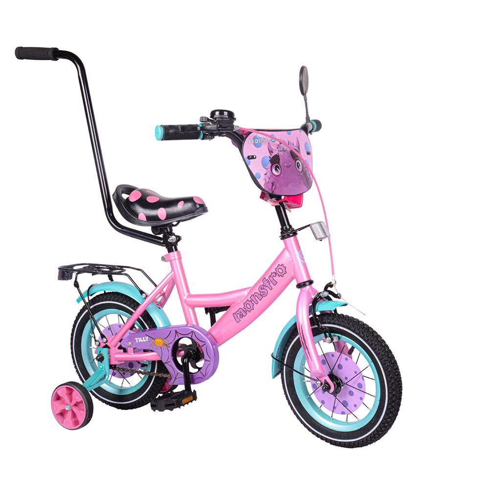 Велосипед 12" TILLY Monstro T-21229/1 pink+blue /1/