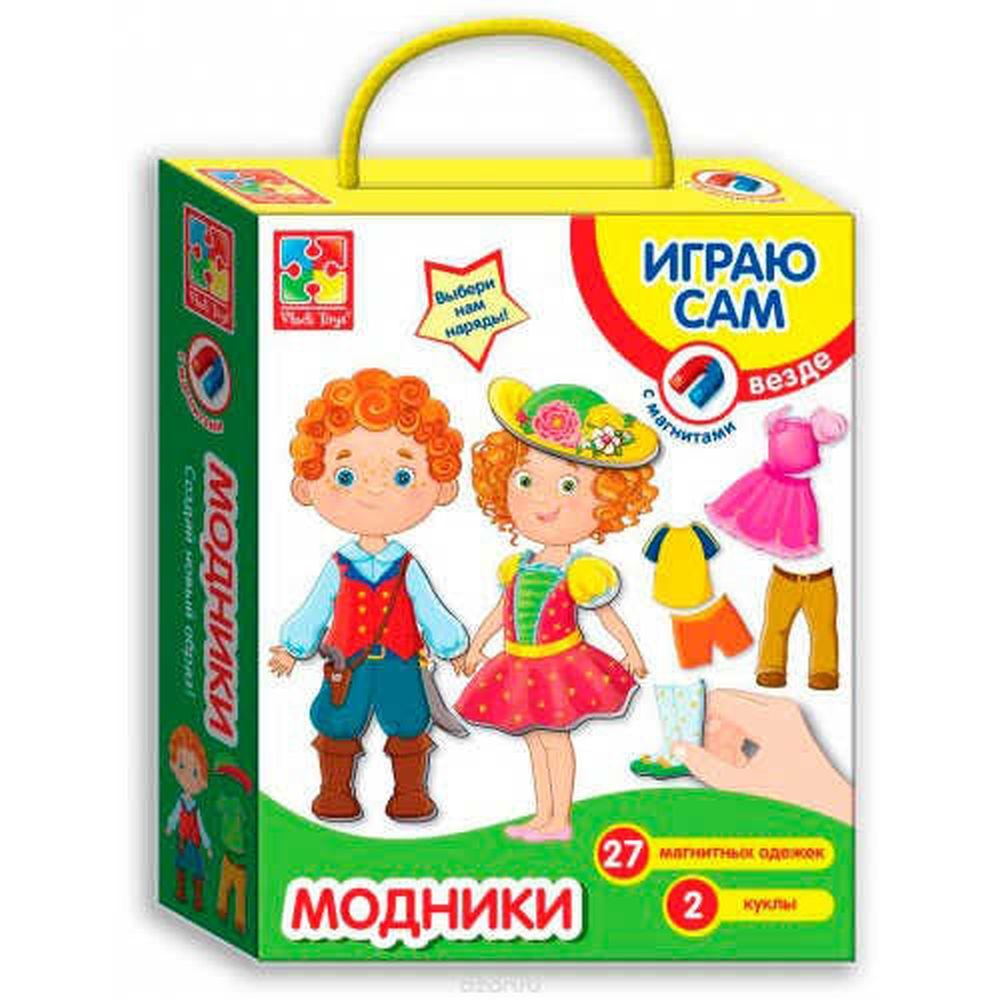 Магнитная игра-одевашка "Модники" VT 3702-06 /укр/ "Vladi Toys" |12|