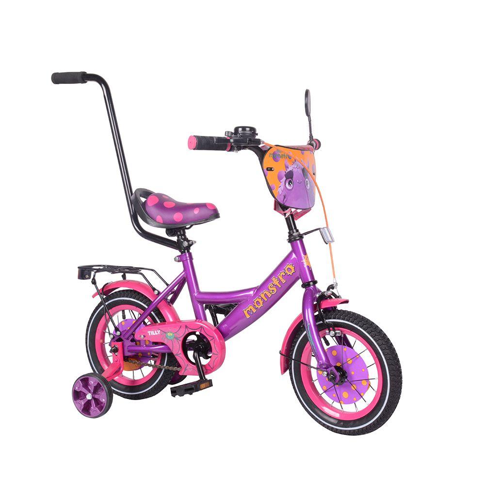 Велосипед 12" TILLY Monstro T-212211 purple+pink /1/