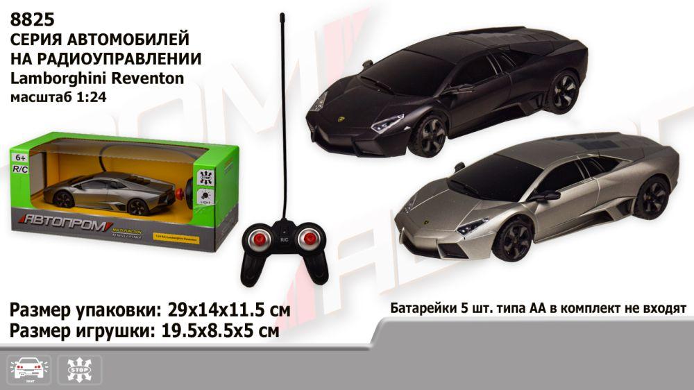 Машина батар. р/у 8825, "АВТОПРОМ",1:24 R/C Lamborghini Reventon,2 цвета, в коробке 29*14*11,5см