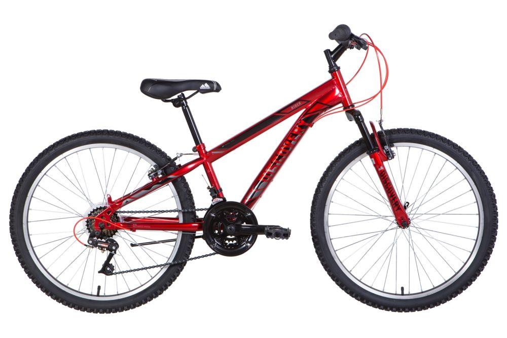 Велосипед 24" Discovery RIDER (OPS-DIS-24-263), AM Vbr ST рама-11,5" красный 2021