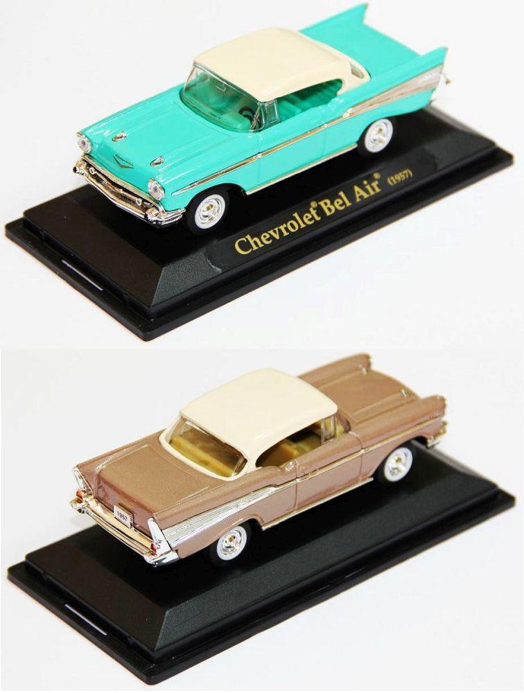 Модель легкова 4'' 94201 CHEVROLET BEL AIR 1957 метал.1:43 /48/