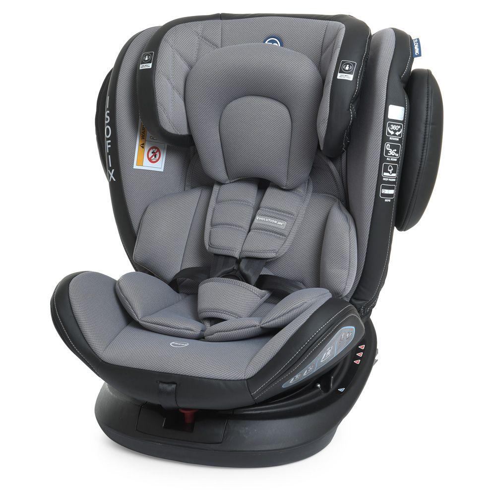 Автокресло ME 1045 EVOLUTION 360* Premium Gray, детское,группа 0+/1-2-3,isofix, поворот 360? се