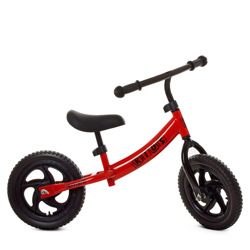 Беговел 12" PROFI KIDS М 5457-1, колEVA,пласт.обод,подшипн,CNCось,красный