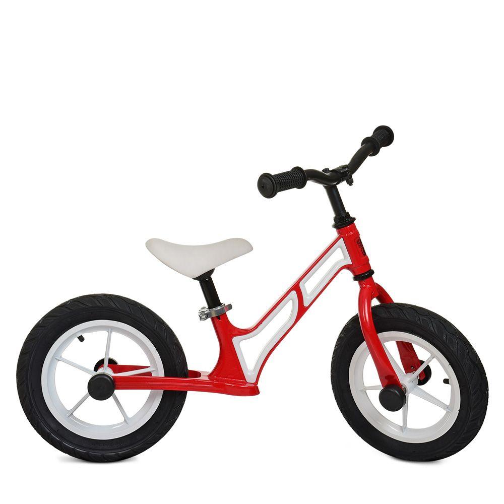 Беговел 12" PROFI KIDS HUMG1207A-2, магн.рама,кол.рез,алюм.обод,эксцен.сид,SKD50%,кр-бел