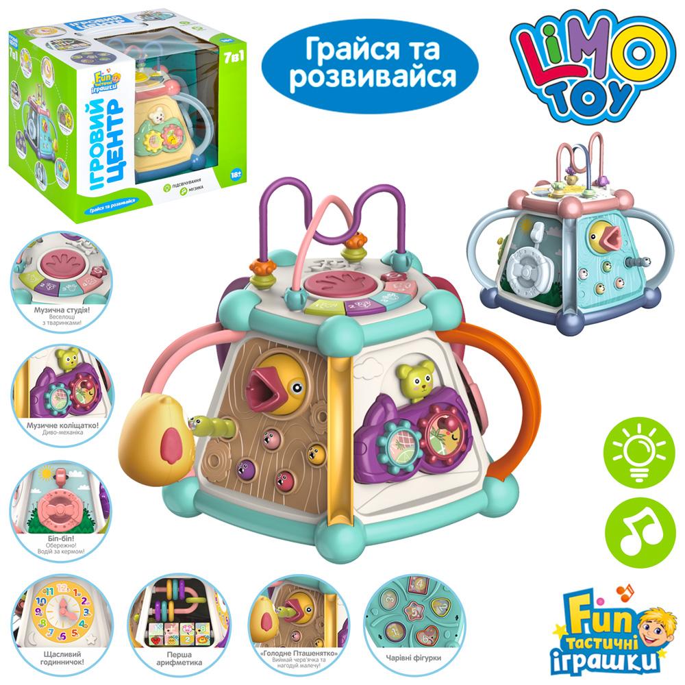 Игра FT 0028 AB, 7в1, 22см, муз(англ),звук,свет,подвижные дет,на бат-ке,в кор,30,5-24,5-25,5см