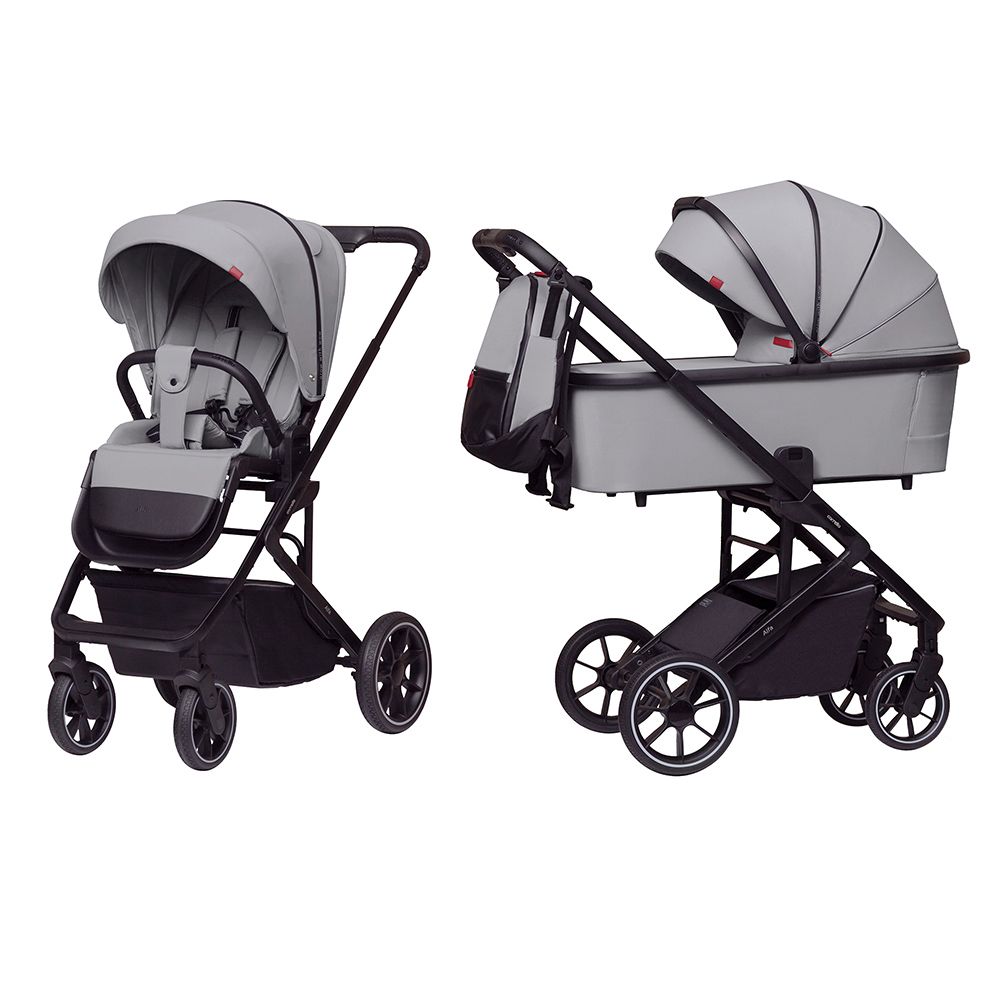 Коляска універсальна CARRELLO Alfa+ CRL-6507 (2in1) Cloud Grey /1/