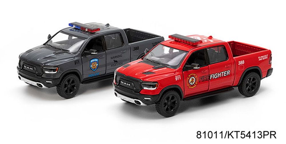 Модель пікап DODGE RAM 5'' KT5413WPR Police/FireFighter метал.інерц.відкр.дв.2в.кор./96/