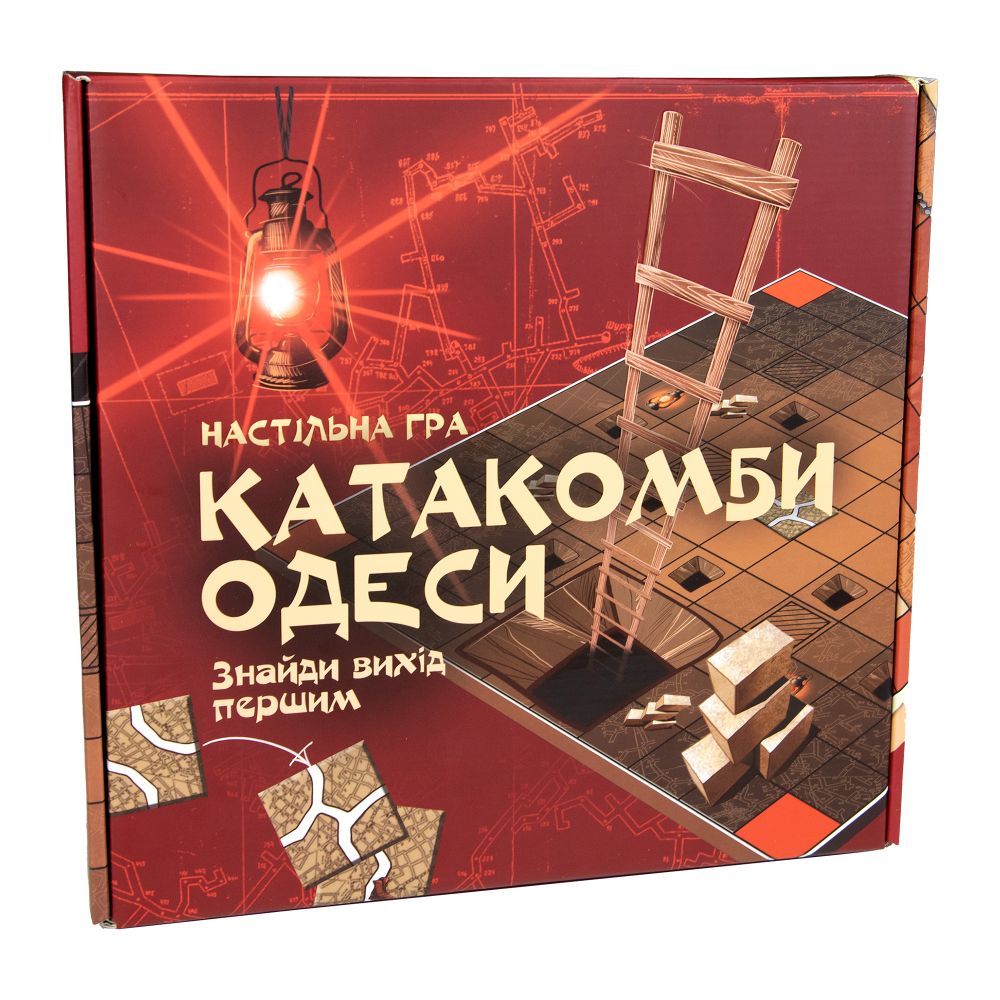 Настільна гра Strateg Катакомби Одеси розважальна українською мовою (30285)