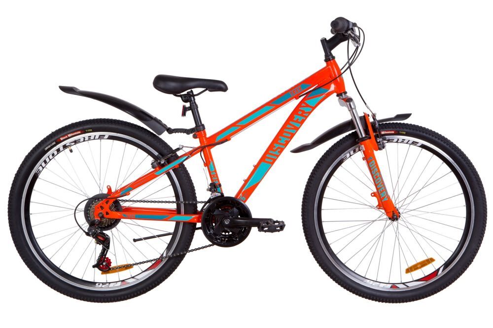 26 TREK AM Vbr рама-15" St с крылом Pl 2019 оранжево-бирюзовый