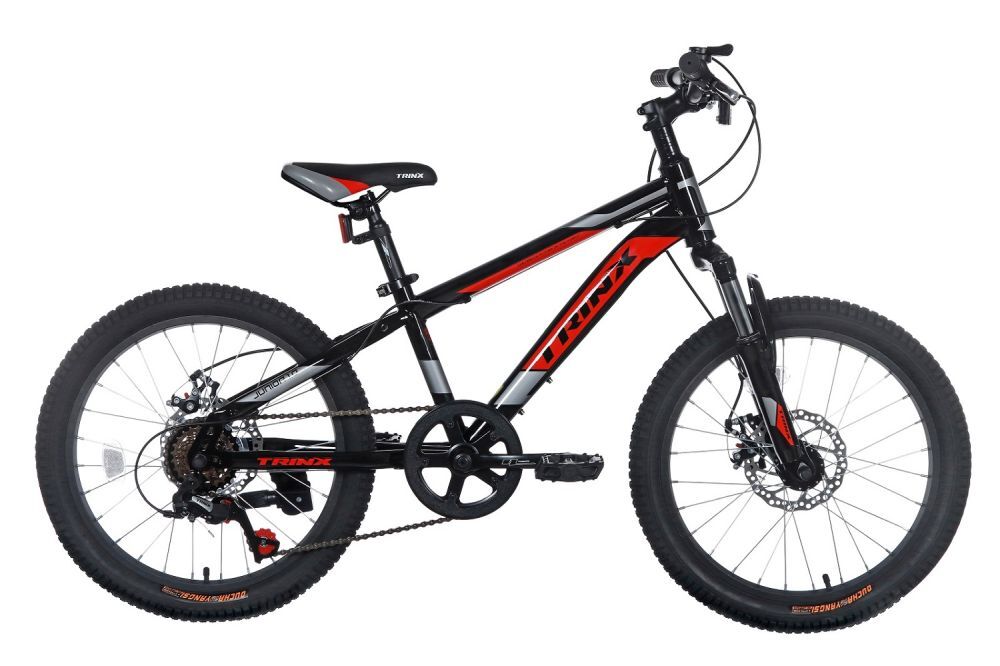 Велосипед 20" TRINX Junior 1.0, DD рама - 11" ST Black-Grey-Red