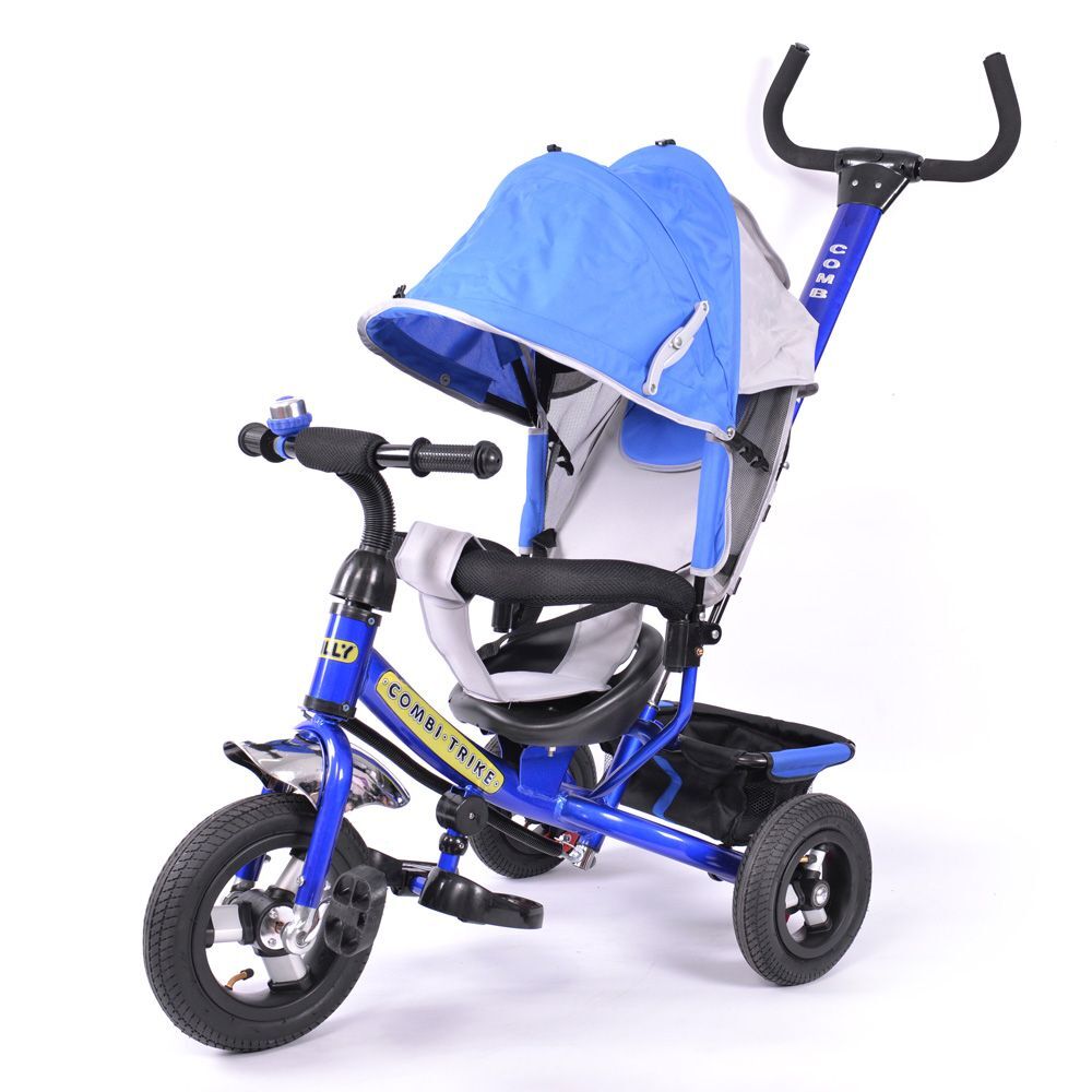 Велосипед трехколесный TILLY Combi Trike BT-CT-0015 DARK BLUE с надувными колесами /1/