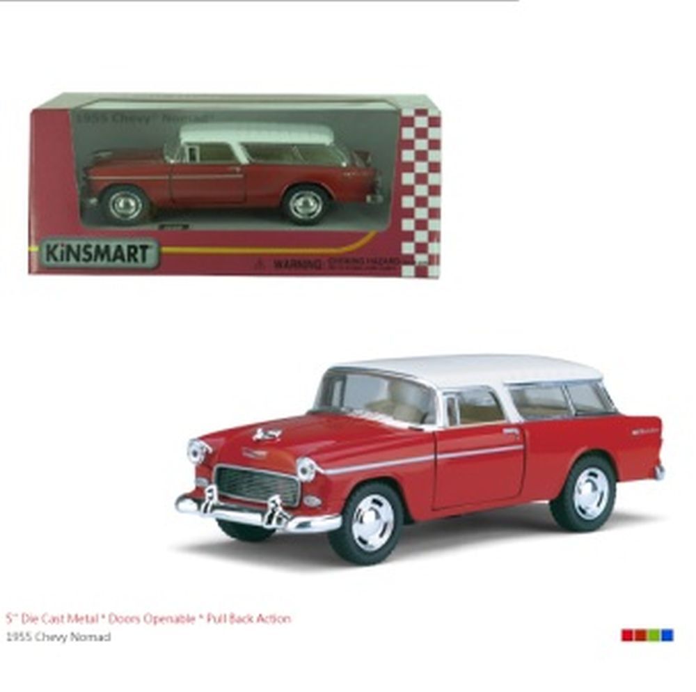 Модель легковая 5' KT5331W CHEVY NOMAD (1955) метал.инерц.откр.дв.1:36 кор./96/