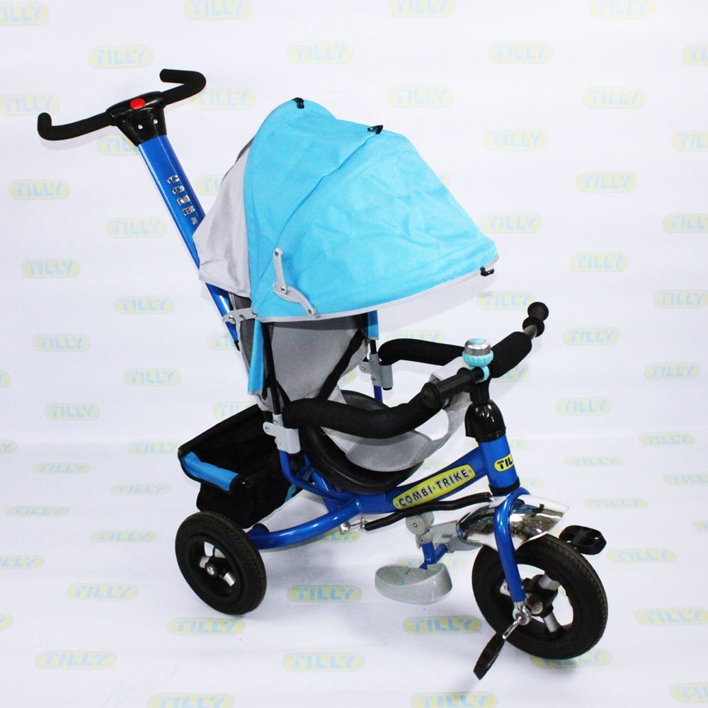 Велосипед трехколесный TILLY Combi Trike BT-CT-0015 BLUE с надувными колесами /1/