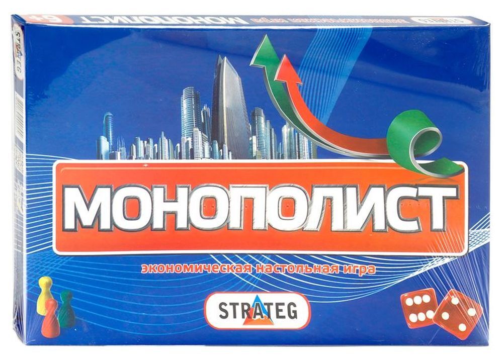 Игра наст. бол. "Монополист" 508 укр. (10) "STRATEG"