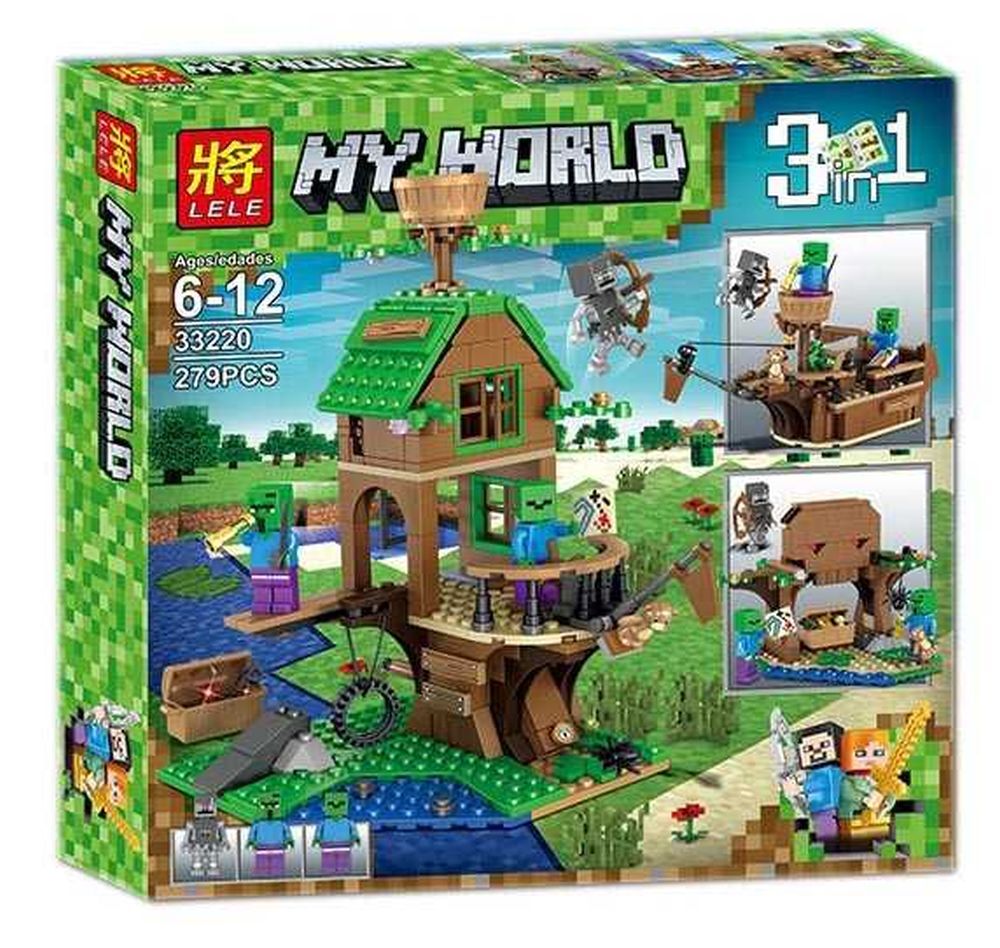 Конструктор Lele My World 33220, В поисках сокровищ, 279 деталей, в коробке