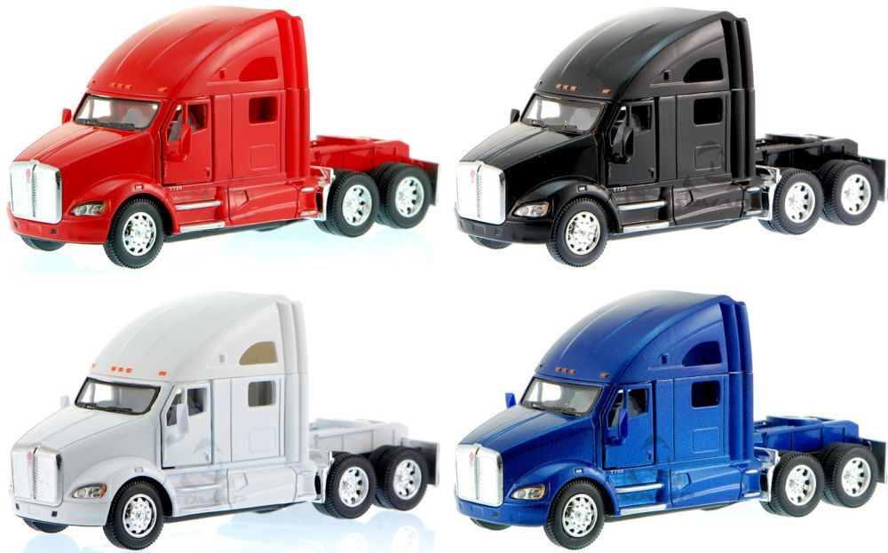 Модель грузовик 5" KT5357W KENWORTH T700 метал.инерц.откр.дв.1:68 кор.ш.к./96/