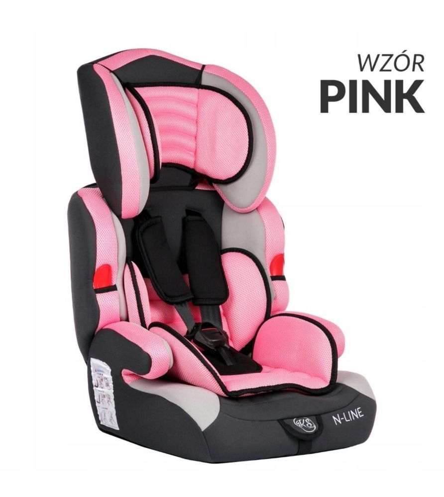 Автокресло WZOR N-line, pink