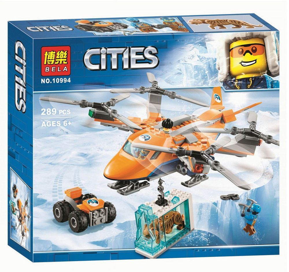 Конструктор 10994 Bela Cities "Арктический вертолёт", 289 деталей, в коробке |24|