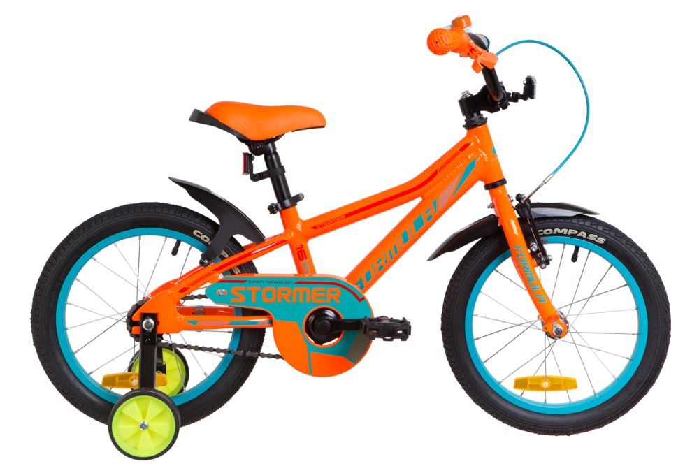 Велосипед 16" Formula STORMER (OPS-FRK-16-084), рама-8,5" Al с крылом Pl 2019 оранжевый