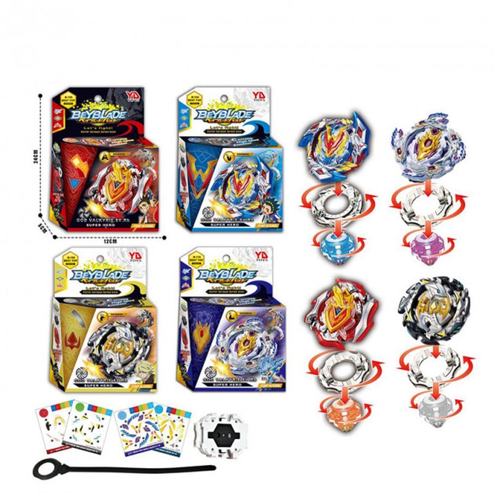 Волчок Beyblade 3400 запуск.набор 4в.кор.24*5*12 /288/