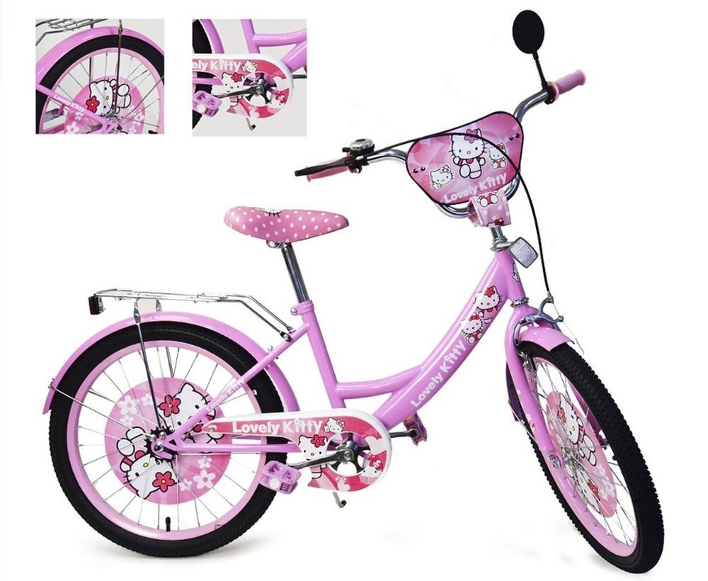 Велосипед 20" Like2bike 182005, со звонком,зеркалом,руч.тормоз,без доп.колес