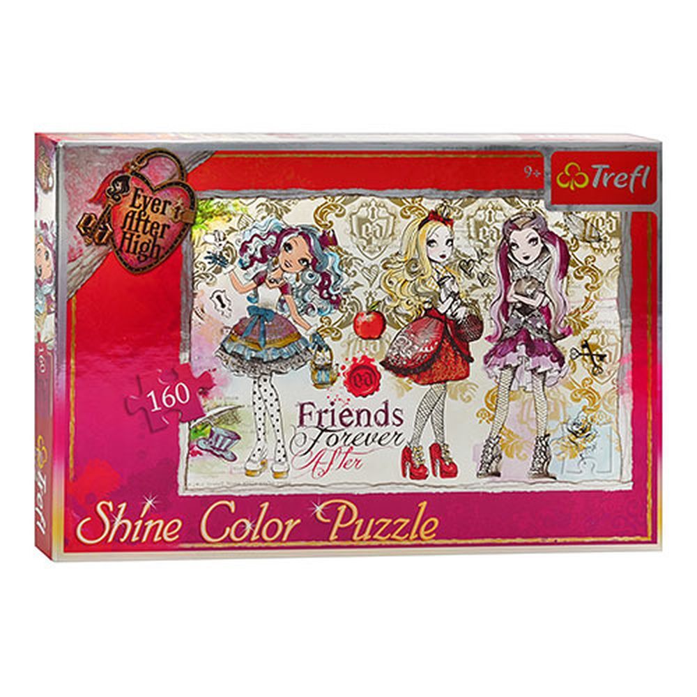 Пазлы 30006 (12шт) Trefl, Shine, Mattel, Ever After High, 160 дет, в кор-ке, 33-23-4см