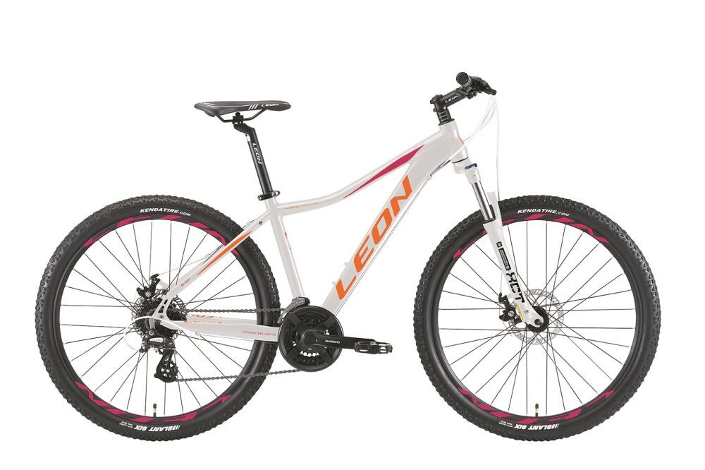 27.5 XC-LADY AM Hydraulic lock out DD рама-16.5" Al 2019 бело-оранжевый с малиновым