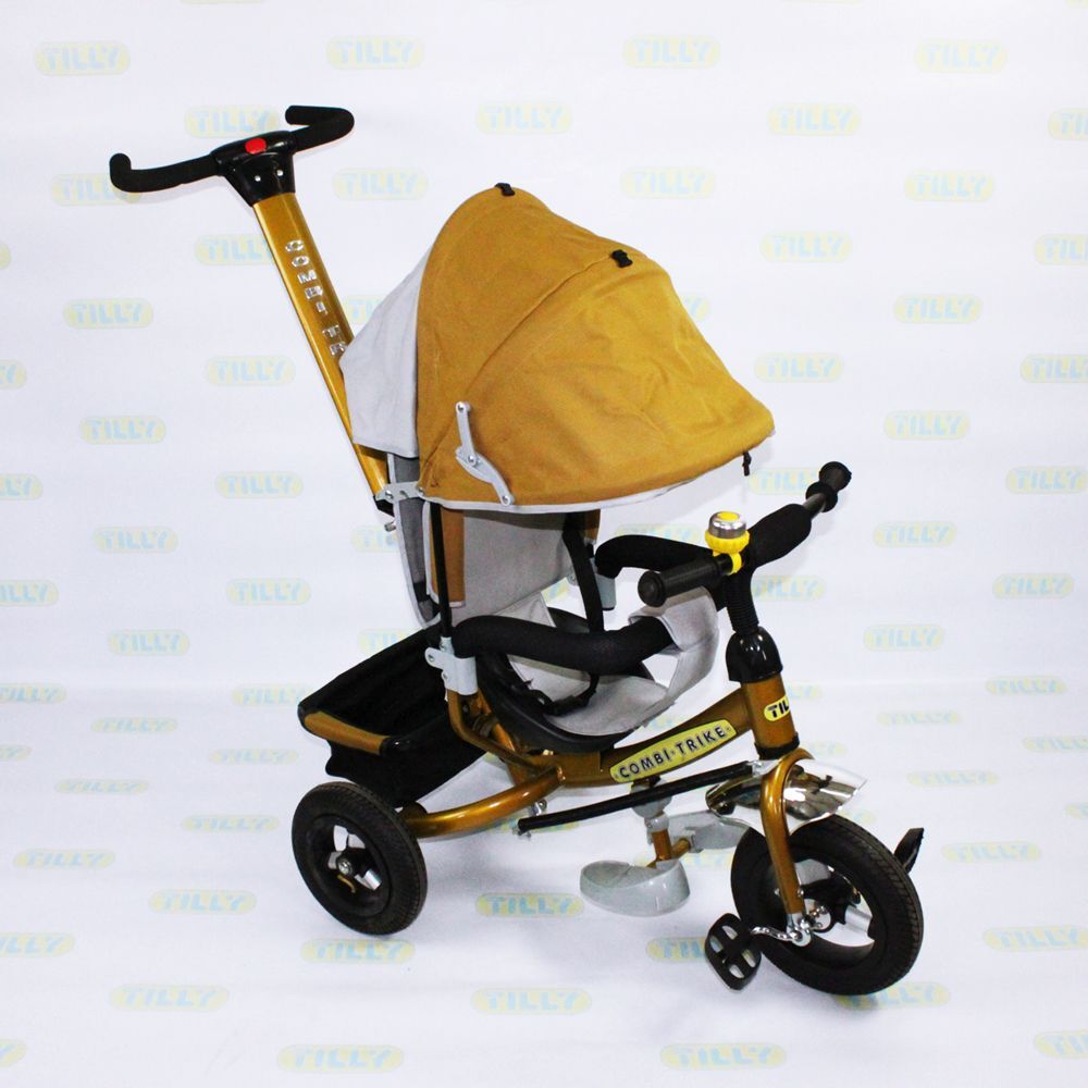 Велосипед трехколесный TILLY Combi Trike BT-CT-0015 GOLDEN с надувными колесами /1/