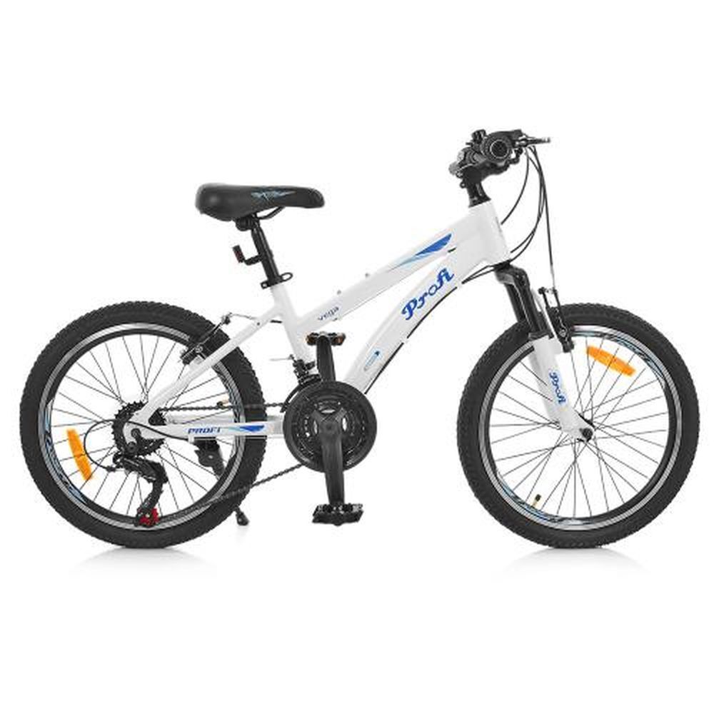 Велосипед 20 д. G20VEGA A20.1 (1шт)алюм.рама 12",SHIMANO 18SP,алюм.VB,белый