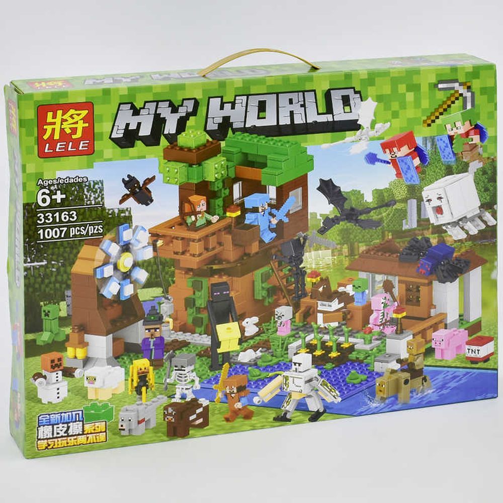 Конструктор Lele My World 33163 (18) Загородный дом 1007 деталей, в коробке