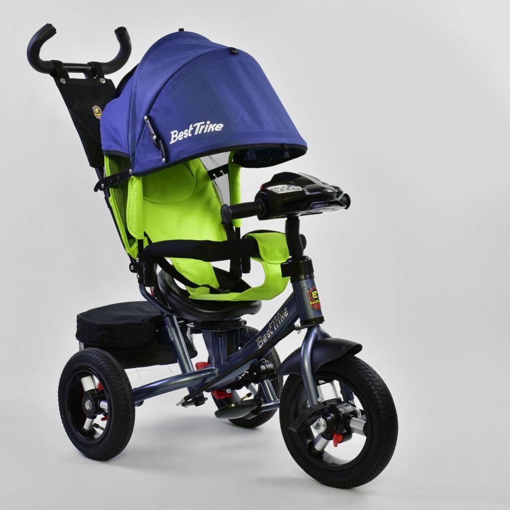 Велосипед 7700 В 7640 Best Trike (1) ПУЛЬТ ВКЛЮЧЕНИЯ СВЕТА И ЗВУКА, ПОВОРОТНОЕ СИДЕНЬЕ, НАДУВНЫЕ КОЛЕСА переднее колесо d=29см. задн